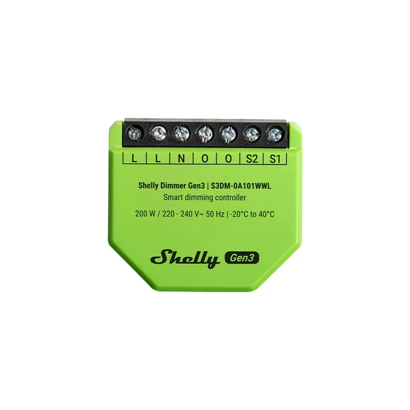 Shelly Dimmer Gen3 WiFi Light Controller